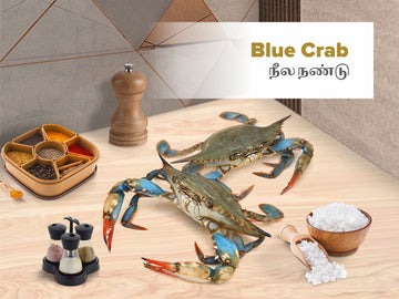 Blue crab Halves